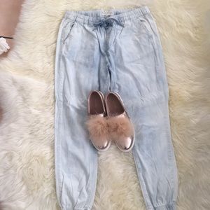 Bullhead Light denim Wash joggers